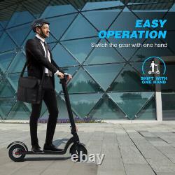 Electric Scooter withRemovable Battery LED Light Adults Folding E-Scooter Commuter