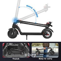 Electric Scooter withRemovable Battery LED Light Adults Folding E-Scooter Commuter