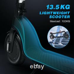 Electric Scooter withRemovable Battery LED Light Adults Folding E-Scooter Commuter