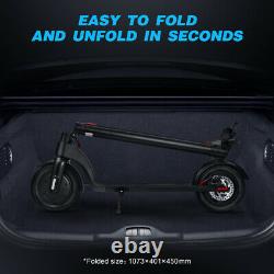 Electric Scooter withRemovable Battery LED Light Adults Folding E-Scooter Commuter