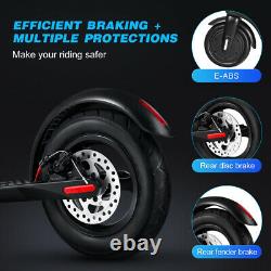 Electric Scooter withRemovable Battery LED Light Adults Folding E-Scooter Commuter