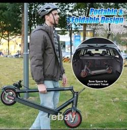 Electric Scooter with App for Adults 350W Motor 36V 7.8Ah Battery Up to 19 Miles