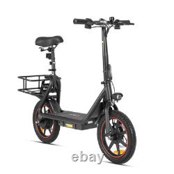Electric Scooter with Seat, 14 E-Scooter with 36V 7.8AH Battery, 350W Motor