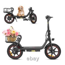 Electric Scooter with Seat, 14 E-Scooter with 36V 7.8AH Battery, 350W Motor