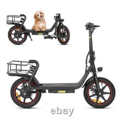 Electric Scooter with Seat, 14 E-Scooter with 36V 7.8AH Battery, 350W Motor