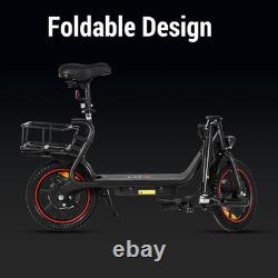 Electric Scooter with Seat, 14 E-Scooter with 36V 7.8AH Battery, 350W Motor