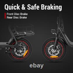 Electric Scooter with Seat, 14 E-Scooter with 36V 7.8AH Battery, 350W Motor