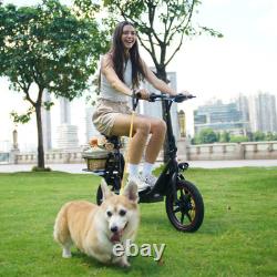 Electric Scooter with Seat, 14 E-Scooter with 36V 7.8AH Battery, 350W Motor