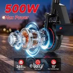 Electric Scooter with Seat 22Miles 22MPH 10 Foladable Commuting Scooter