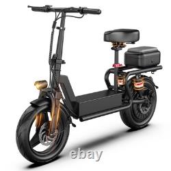 Electric Scooter with Seat 45Miles 25MPH 14 Adjustable Commuting Scooter US