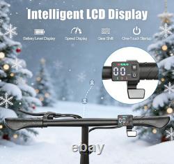 Electric Scooter with Seat 45Miles 30MPH 14 Adjustable Commuting Scooter Gifts