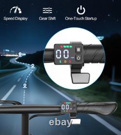 Electric Scooter with Seat 45Miles 30MPH 14 Adjustable Commuting Scooter US