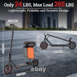 Electric Scooter with Seat Adult 8.5 Inch Solid 25KM/H Commuter Electric Scooter