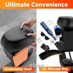 Electric Scooter with Seat Adult 8.5 Inch Solid 25KM/H Commuter Electric Scooter