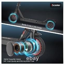 Electric Scooter with Seat Adults 350W Motor Foldable E-Scooter 8.5'' Solid Tire