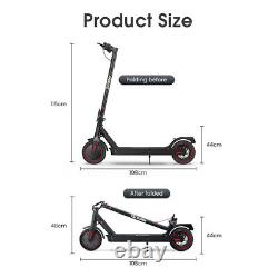 Electric Scooter with Seat Adults 350W Motor Foldable E-Scooter 8.5'' Solid Tire