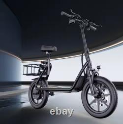 Electric Scooter with Seat, Commuter Foldable, 500W 10.4Ah Battery 22mph