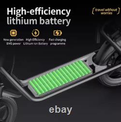 Electric Scooter with Seat, Commuter Foldable, 500W 10.4Ah Battery 22mph