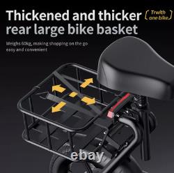 Electric Scooter with Seat, Commuter Foldable, 500W 10.4Ah Battery 22mph