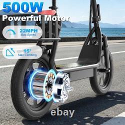 Electric Scooter with Seat, Foldable 750W PEAK 49Miles LONG RANGE Escooter 35km/H