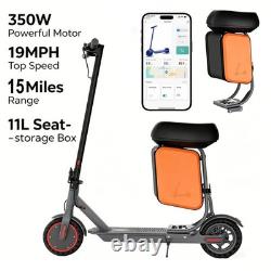 Electric Scooter with Seat for Adults 19MPH Foldable Urban Commuter E-Scooter