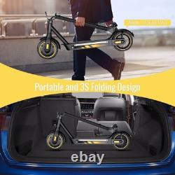 Electric Scooter with Side Light Adults 25mph 28miles Folding 600W E-Scooter APP