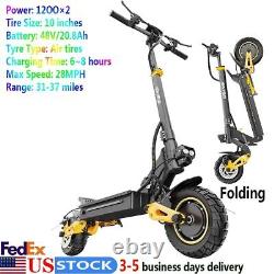 Electric Scooters 2400 Dual Motor Off Road Folding E-Scooter Commute pro scooter