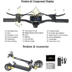 Electric Scooters 2400 Dual Motor Off Road Folding E-Scooter Commute pro scooter