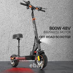 Electric Scooters 800W Seated E Scooter Adult 28MPH 10 Off Road Tires Commuter