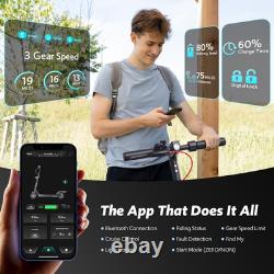 Electric scooters for adults, 550W, 8.5 foldable, side light, 19 mph
