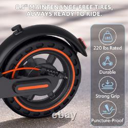 Electric scooters for adults, 550W, 8.5 foldable, side light, 19 mph