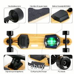 Electric skateboard for Adults with remote top speed 25mph 600w brushless motor