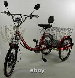 Electric tricycle scooter for adults, motorized trikes