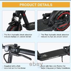 Eletric scooter Adult Folding Kick e-scooter Dual Suspension Top speed 19MPH US