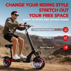 FREEBOY J01 Electric Scooter with Seat 800W 48V15AH 28MPH 10'' Folding E-Scooter