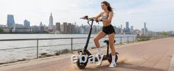 FREEBOY J01 Electric Scooter with Seat 800W 48V15AH 28MPH 10'' Folding E-Scooter