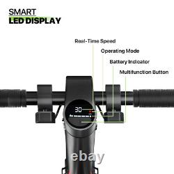 Foldable Adult 30km/h Lightweight Electric Scooter Portable Safe Urban Commuter