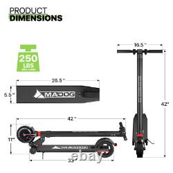 Foldable Adult 30km/h Lightweight Electric Scooter Portable Safe Urban Commuter