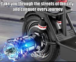 Foldable Adults Electric Scooter with Large Middle Basket 1500W 30MPH E-Scooter