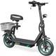 Foldable E Scooter Electric Scooter with Seat Adult Commuter Scooter 27mph 500W