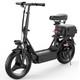 Foldable Electric Bike for Adults and Teens 1000W Motor 25MPH UL 2849 Certified