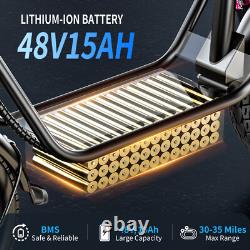 Foldable Electric Bike for Adults and Teens 1000W Motor 25MPH UL 2849 Certified