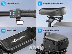 Foldable Electric Bike for Adults and Teens 1000W Motor 25MPH UL 2849 Certified