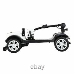 Foldable Electric Mobility Scooter Outdoor Compact Travel Scooter 4 Wheel Drive