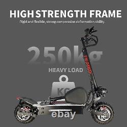 Foldable Electric Scooter Adult Dual Motor 11inch Turbo Off Road Tires 60v 5600w