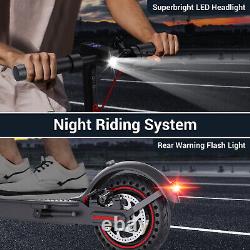 Foldable Electric Scooter Adults & Teenages Solid Tires Cruise Control Escooter