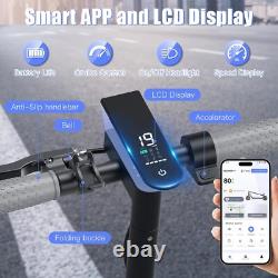 Foldable Electric Scooter Adults with Removable Seat, 350W, 19MPH, App, Commute