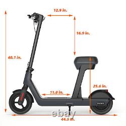 Foldable Electric Scooter Adults with Seat Three Riding Modes, 10 Air Tires
