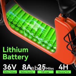 Foldable Electric Scooter for Adults with Seat & Carry Basket 680W 36V 25Miles Foldable Electric Scooter for Adults with Seat & Carry Basket 680W 36V 25Miles