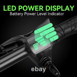 Foldable Electric Scooter for Adults with Seat & Carry Basket 680W 36V 25Miles Foldable Electric Scooter for Adults with Seat & Carry Basket 680W 36V 25Miles